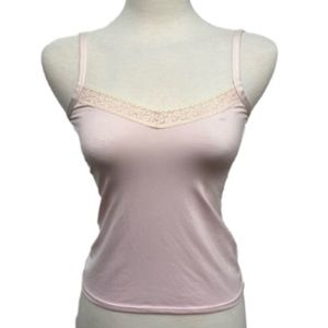 Maidenform Body Hugs Ballet Pink Lace Stretch Camisole Women’s Size 34